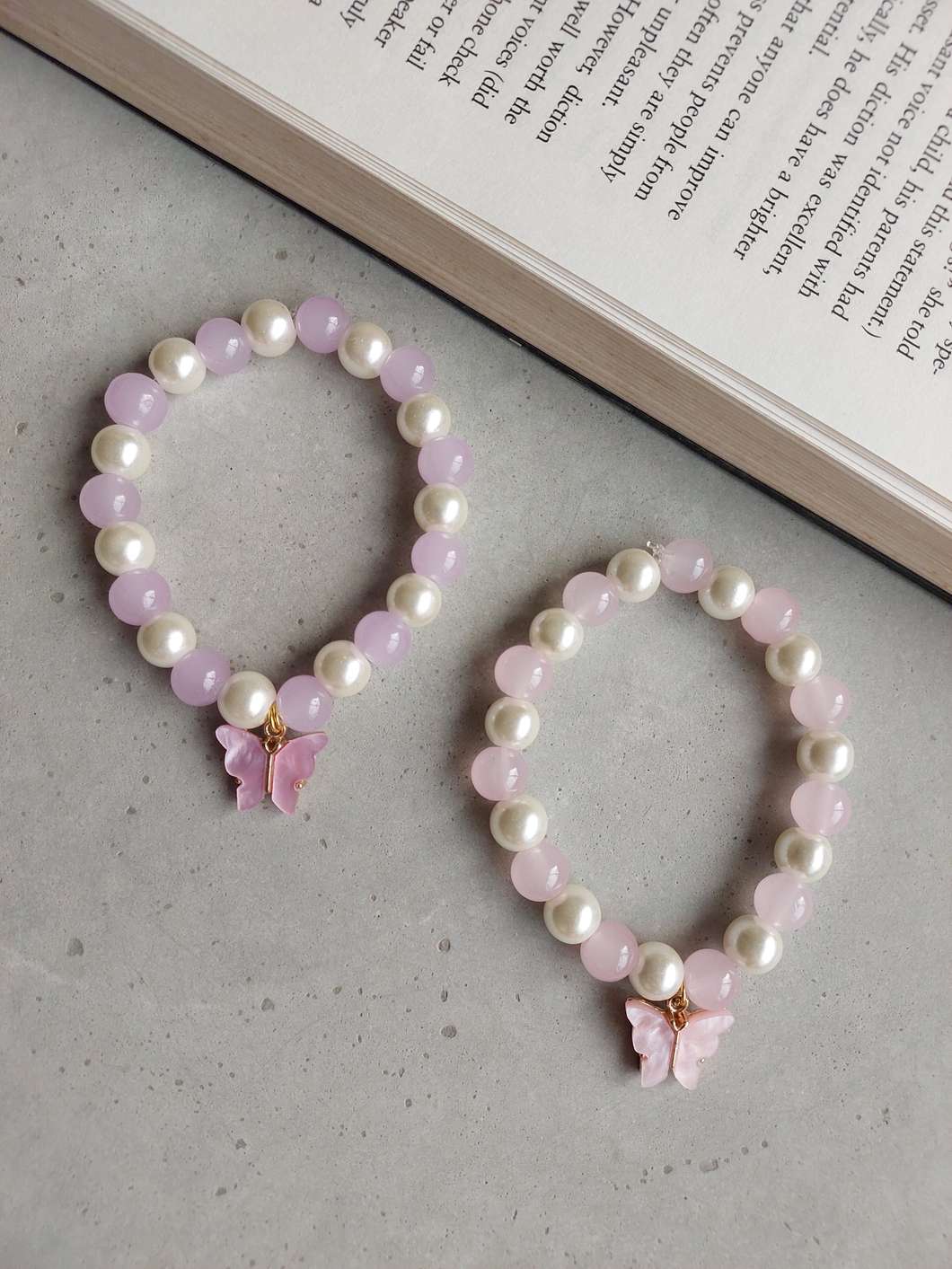 Multistone Glass Bead & Crystal Bracelet