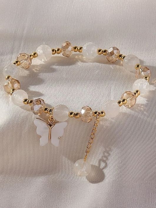 Handcrafted Glass Beaded Bracelet